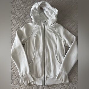 lululemon athletica Women's White Hooded Sweater